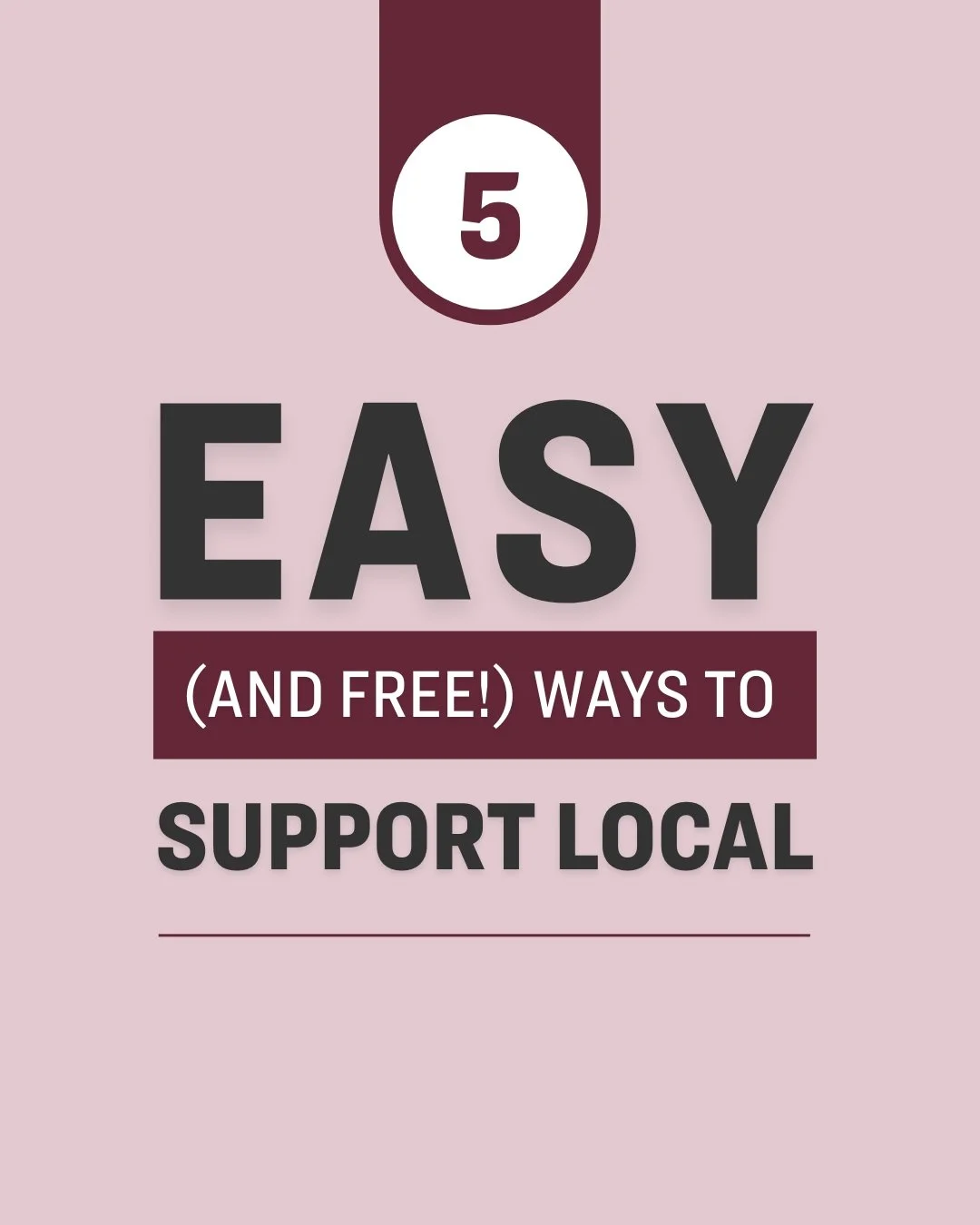 Strong neighborhoods are built by strong local businesses. 💛

And supporting them doesn't have to be complicated. ✨

Write the review. Share their page. Tell a friend. Stop by. Say thank you. 🙏

Small actions create big impact, and every bit of sup
