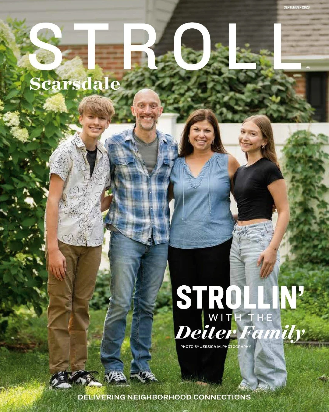 Your new issue of Stroll Scarsdale is here! 🎉

This month, we're thrilled to introduce you to the Deiter family of Arlington Heights. Chris, Beth, Cecilia, and Elliott are the kind of neighbors who make a community feel like home. 💚

Inside the Sep