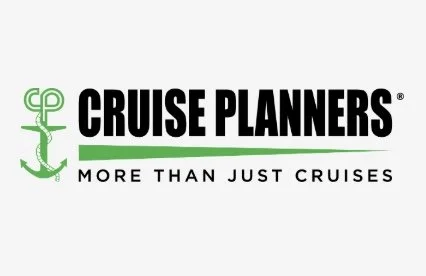 Cruise Planners logo with a green anchor symbol, the company name in bold black letters, and the slogan 'More Than Just Cruises' underneath a green line.