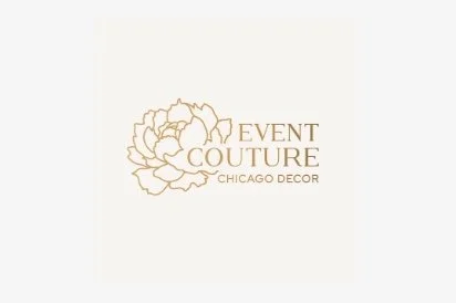 Event Couture Chicago Decor logo with a floral design
