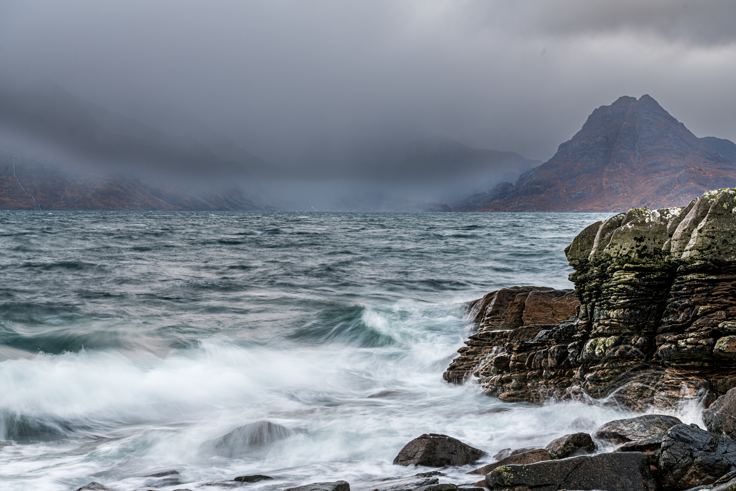Isle of Skye - Elgol shore looking towards Sgurr na Stri