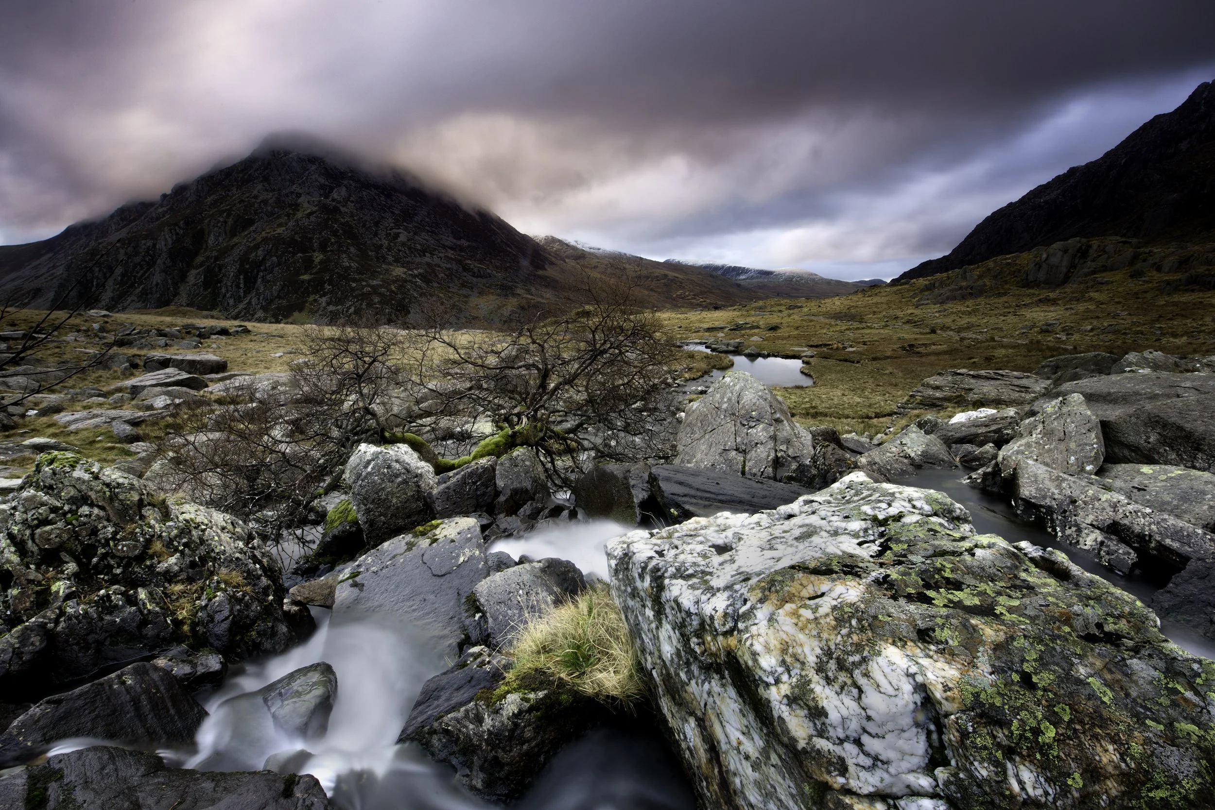 Looking toward Tryfan from Cwm Idwal - Snowdonia