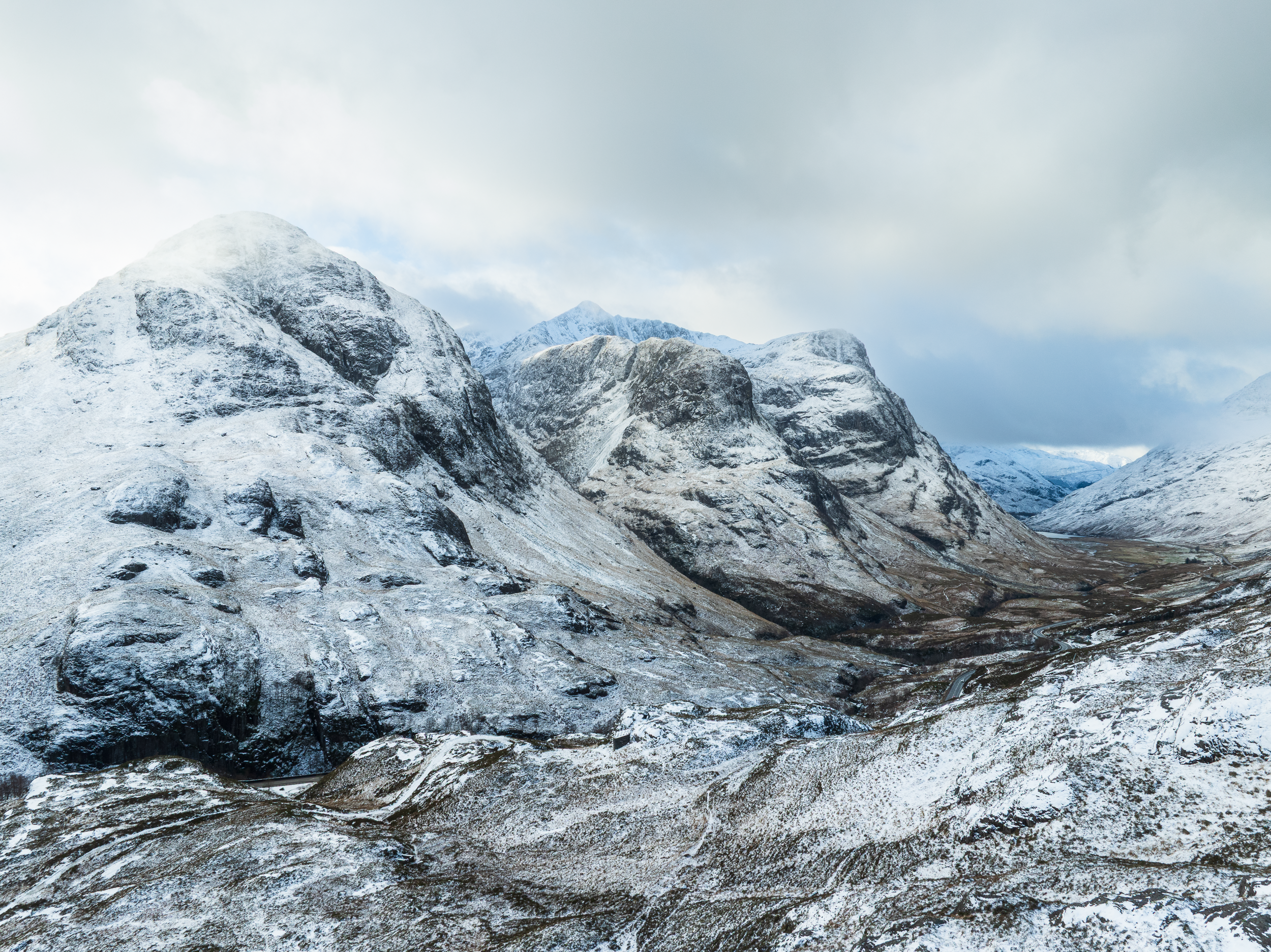Glencoe - The Three Sisters in winter