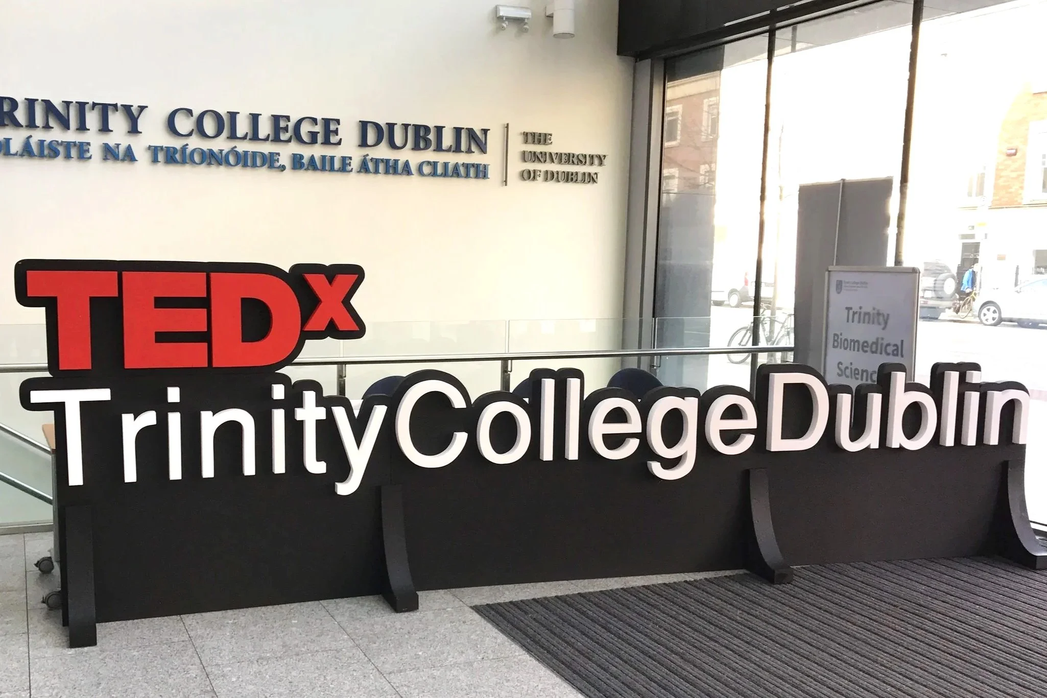 TEDx Signage - A custom TCD version