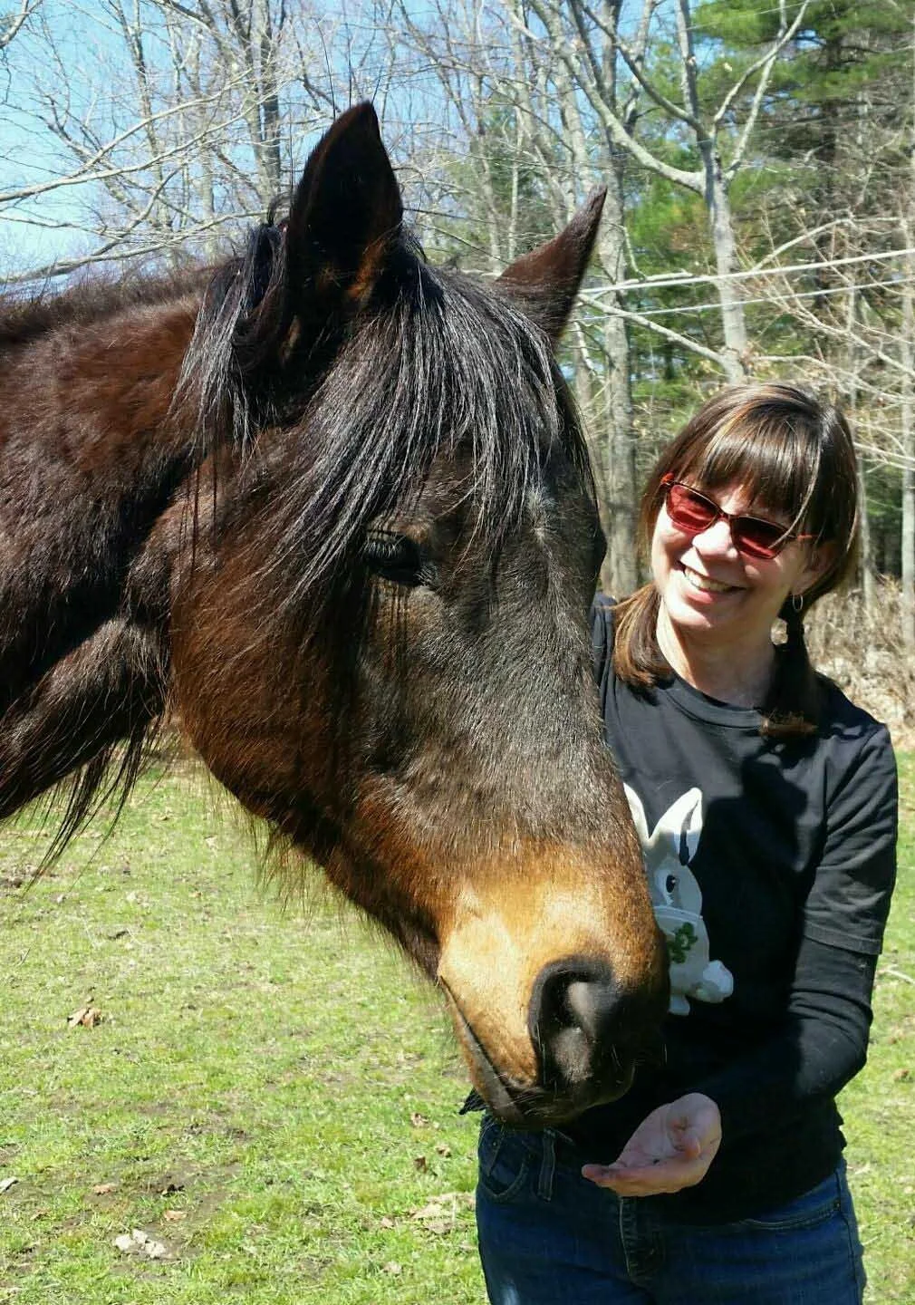 Linda with the horse, Osito