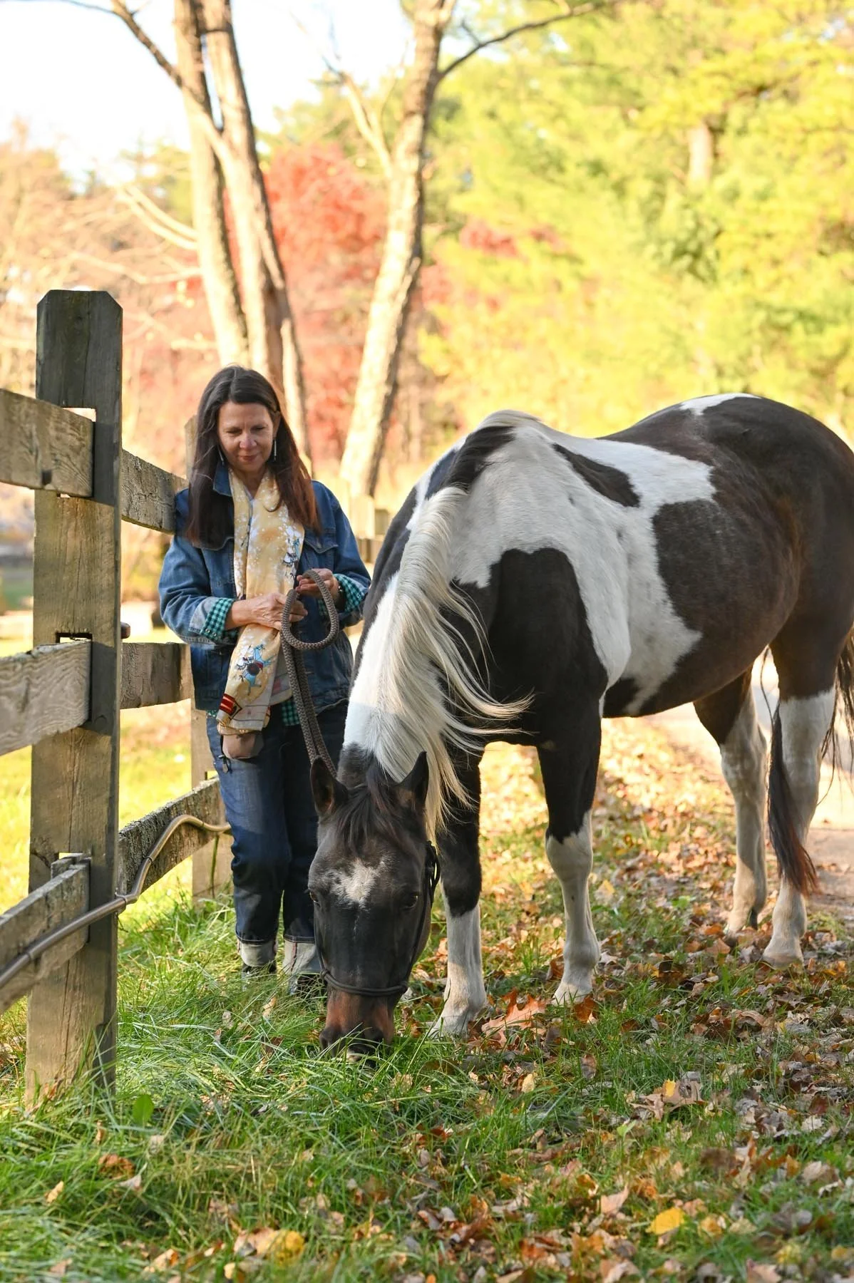 Linda Rogers Crabtree with her horse KaWa