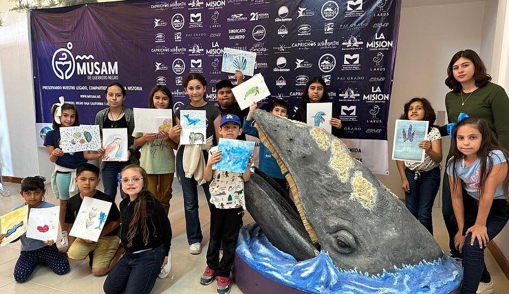 Niñas y niños participan en taller comunitario y actividad cultural organizada por MUSAM.
