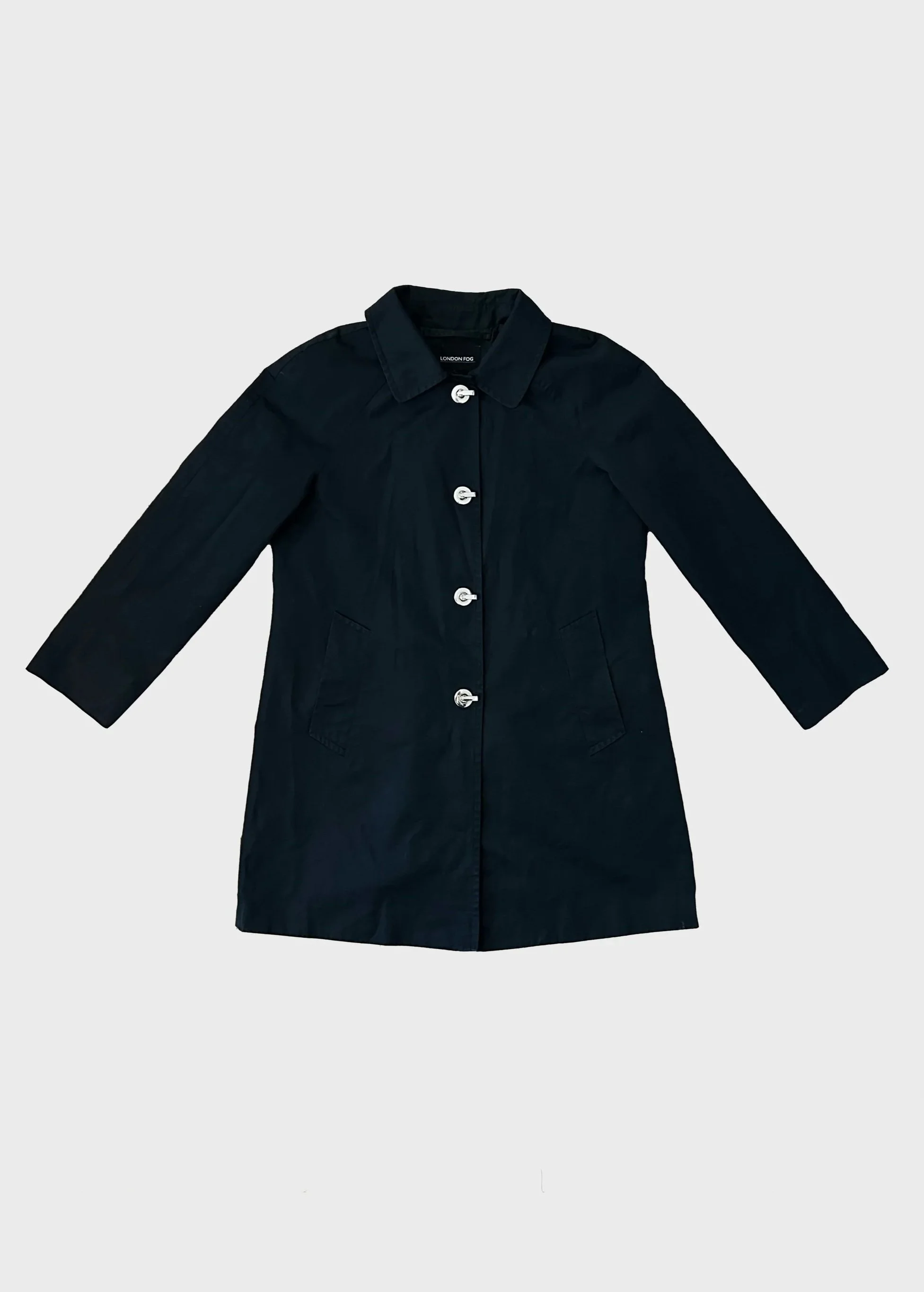 London Fog Blue Trench