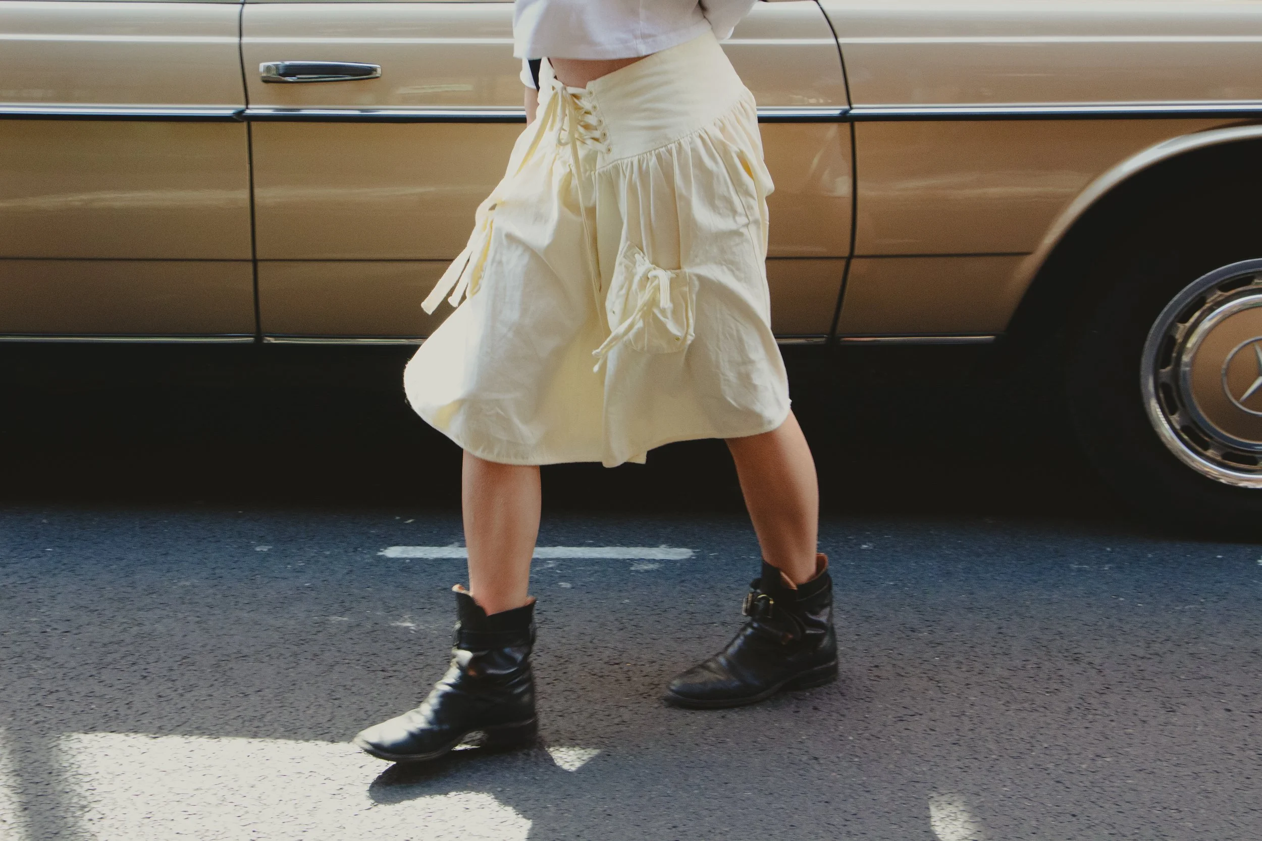 The Pocket Midi Skirt