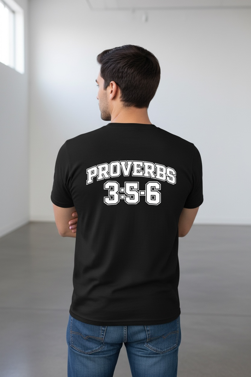 Proverbs 3:5-6 Men's Tee