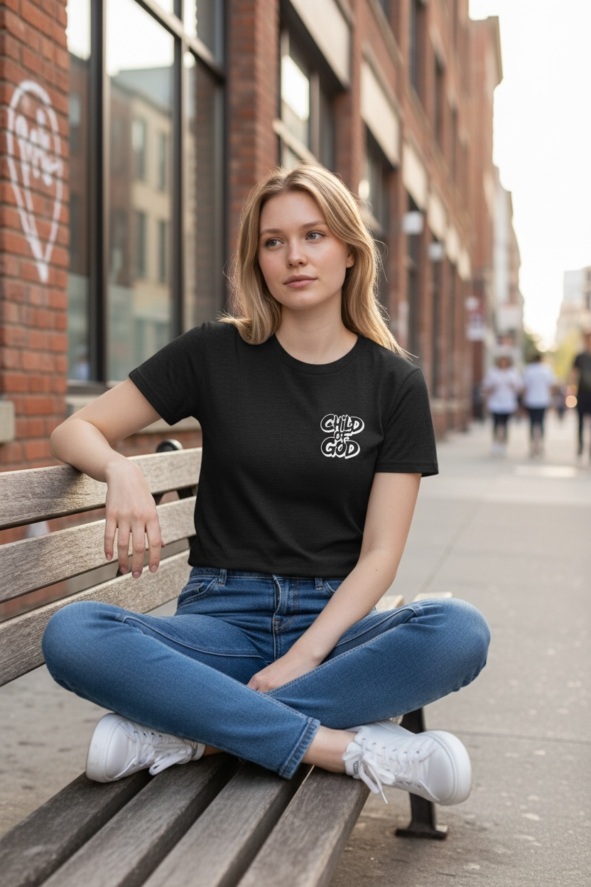 Woman's Tri Blend Child of God Crew Neck Tee