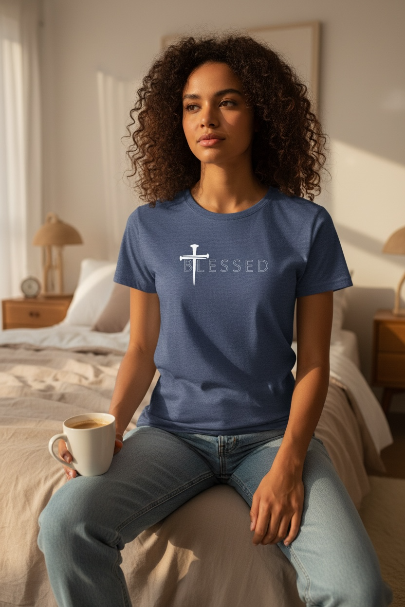 Woman's Blessed Crew Neck Tee