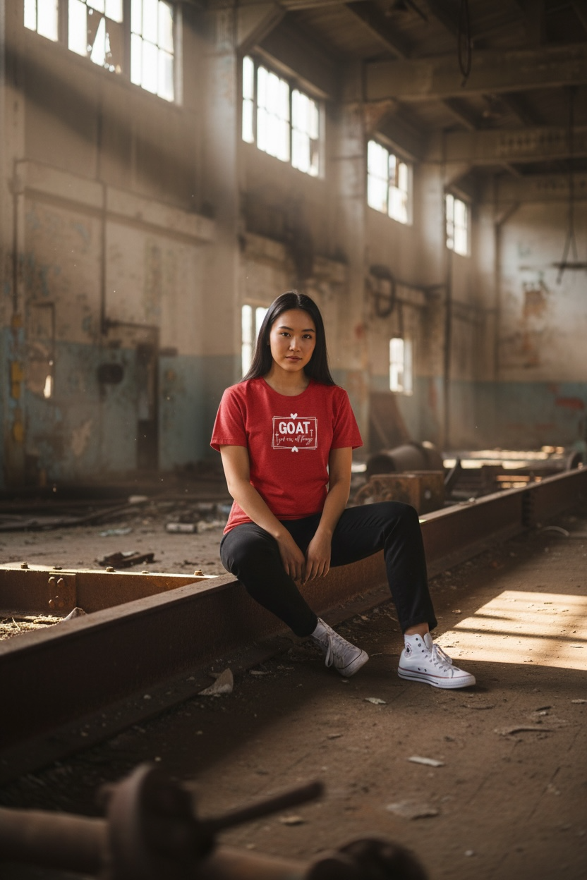 Woman's GOAT Crew Neck Tee