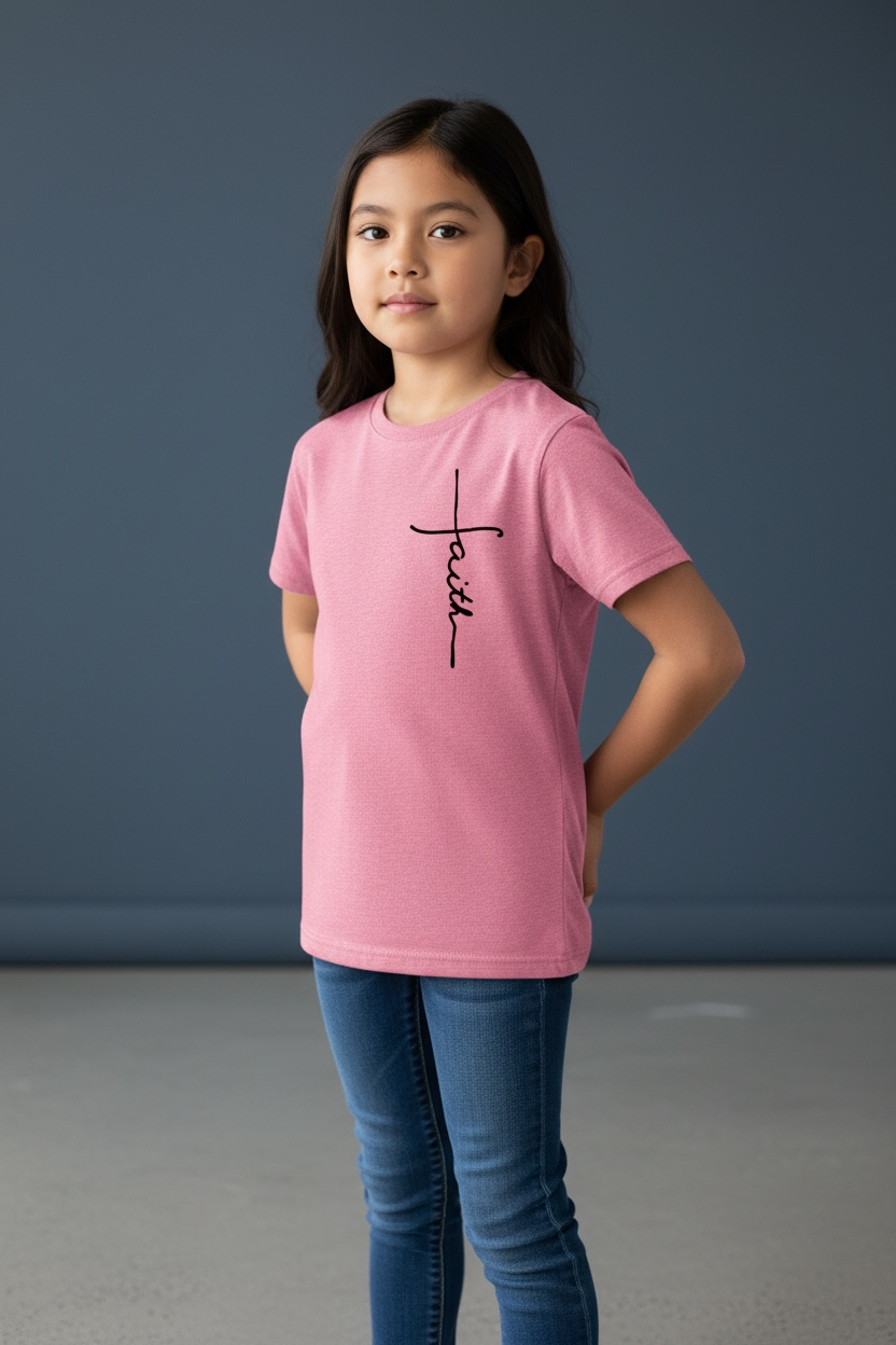 Youth Faith Cross Tee