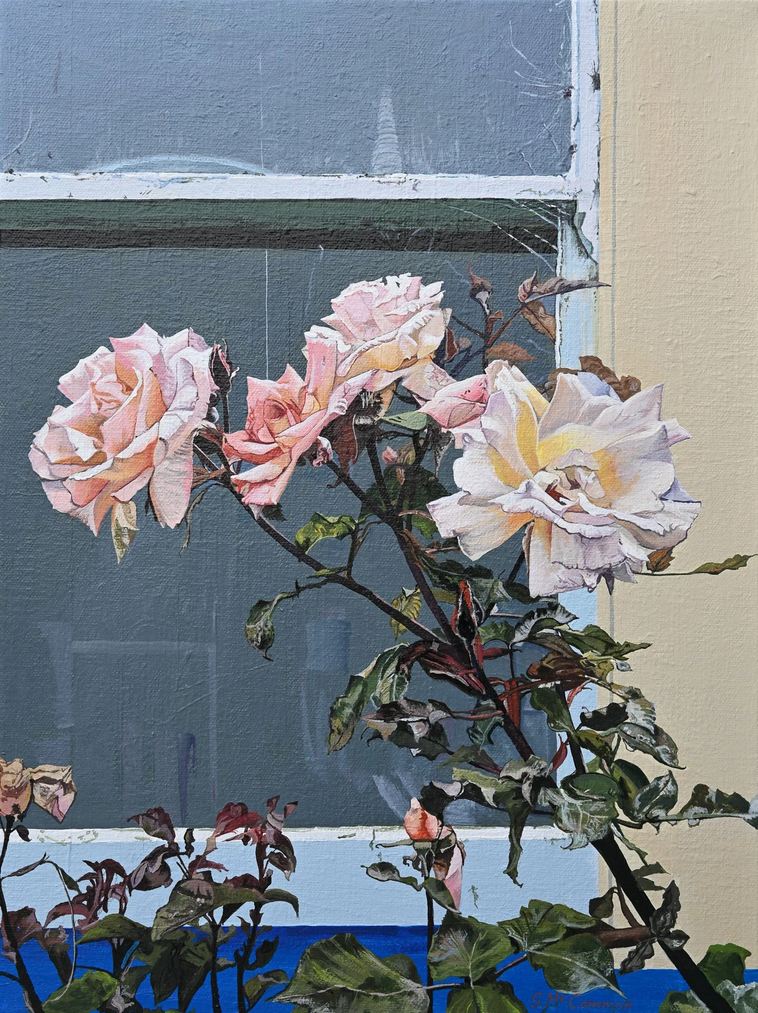'Old Roses'
Acrylic
400mm x 300mm