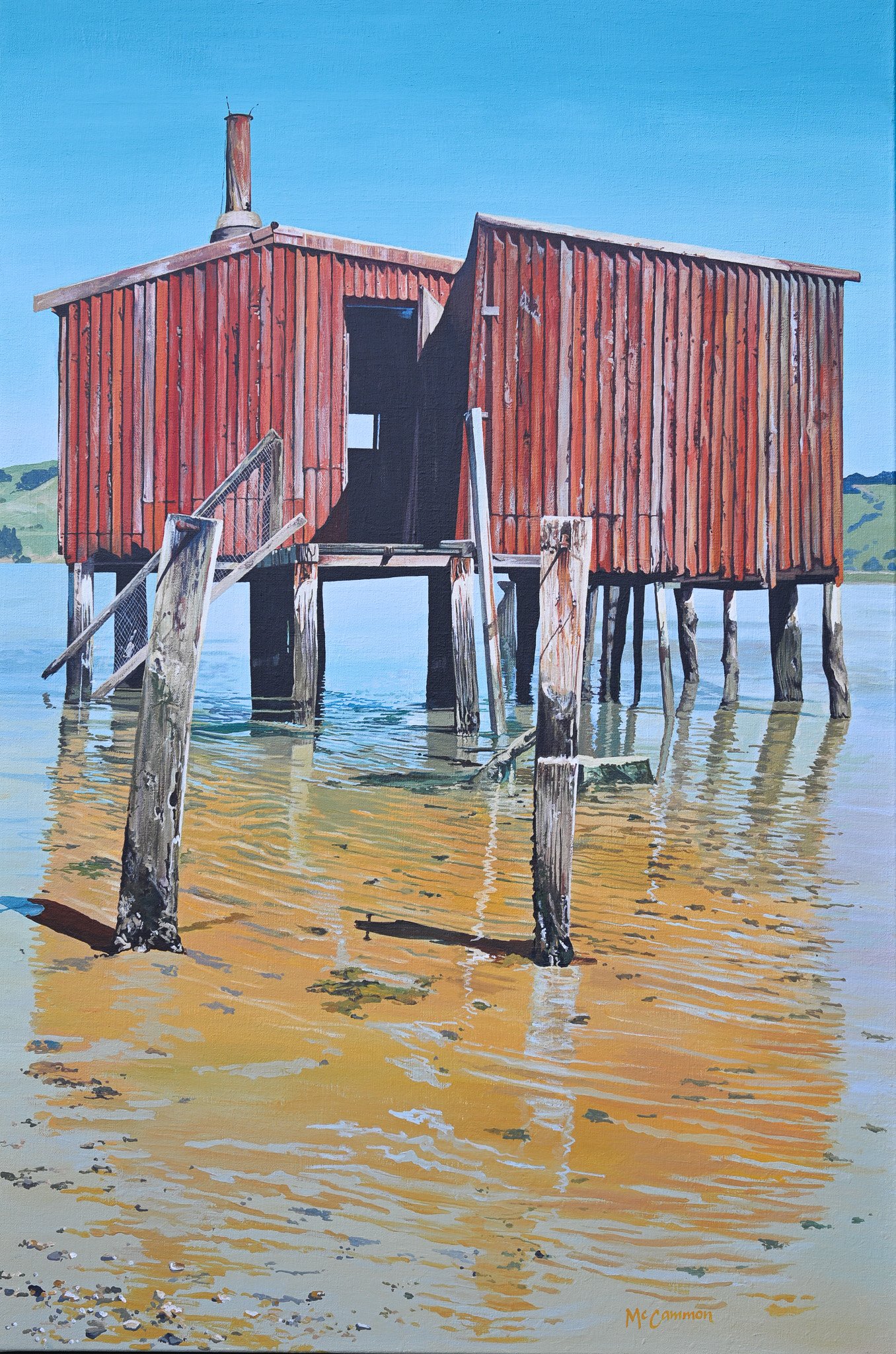 'Boat Sheds'
Acrylic
900mm x 600mm