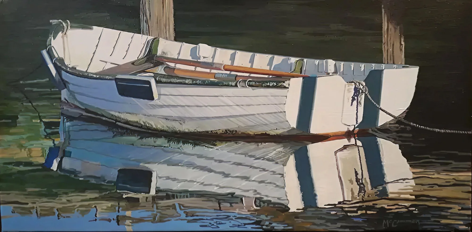 'Sitting Pretty'
Acrylic
400mm x 200mm
SOLD