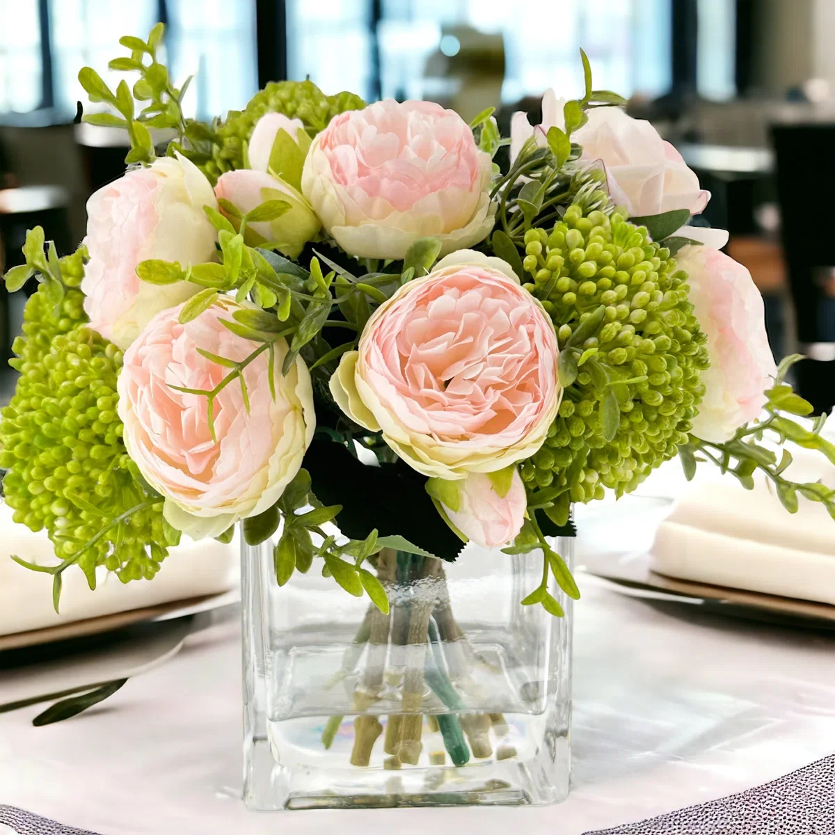 Peonies+And+Real+Touch+Rose,+Berries,+Arrangement+Artificial+Faux+Centerpiece,+French+Floral-558271025 (5).webp