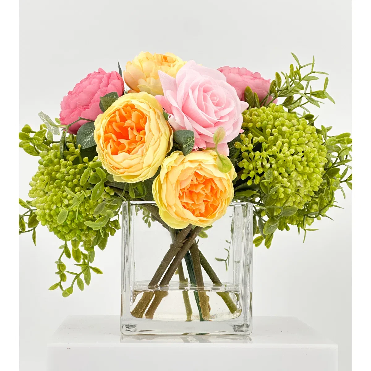 Peonies+And+Real+Touch+Rose,+Berries,+Arrangement+Artificial+Faux+Centerpiece,+French+Floral-558271026.webp