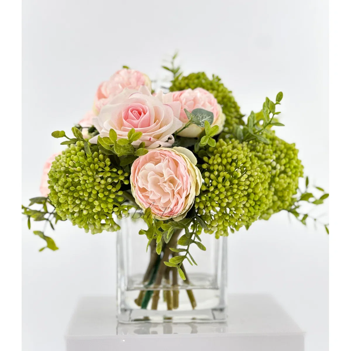 Peonies+And+Real+Touch+Rose,+Berries,+Arrangement+Artificial+Faux+Centerpiece,+French+Floral-558271025.webp