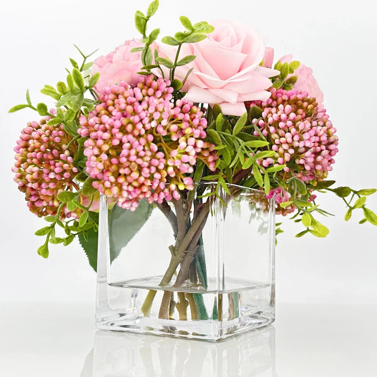 Peonies+And+Real+Touch+Rose,+Berries,+Arrangement+Artificial+Faux+Centerpiece,+French+Floral-558271038 (4).webp