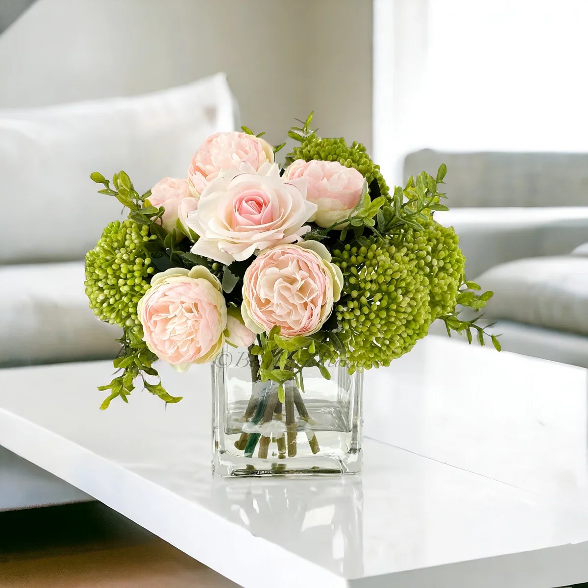 Peonies+And+Real+Touch+Rose,+Berries,+Arrangement+Artificial+Faux+Centerpiece,+French+Floral-558271025 (4).webp