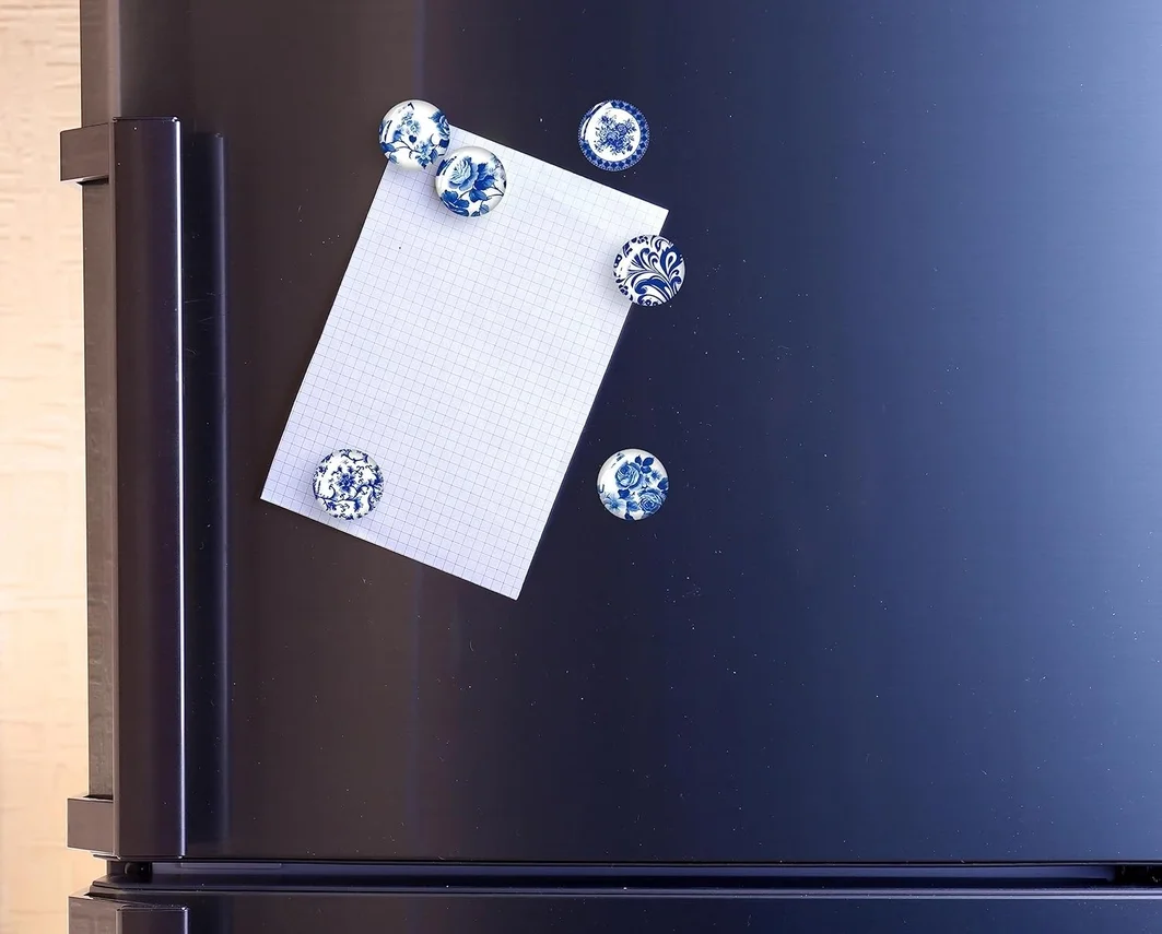 Chinoiserie Glass Magnets (Set of 6)