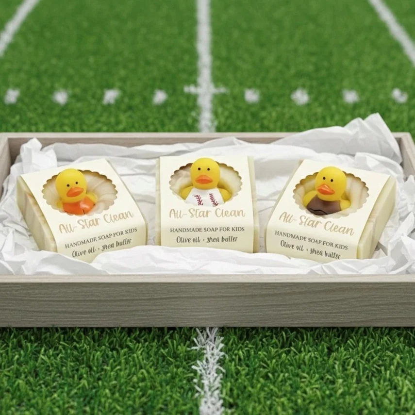 All-Star Clean Handmade Soap Bar for Kids – Vegan Cold Process Soap