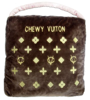 Chewy Vuiton Plush Pet Bed