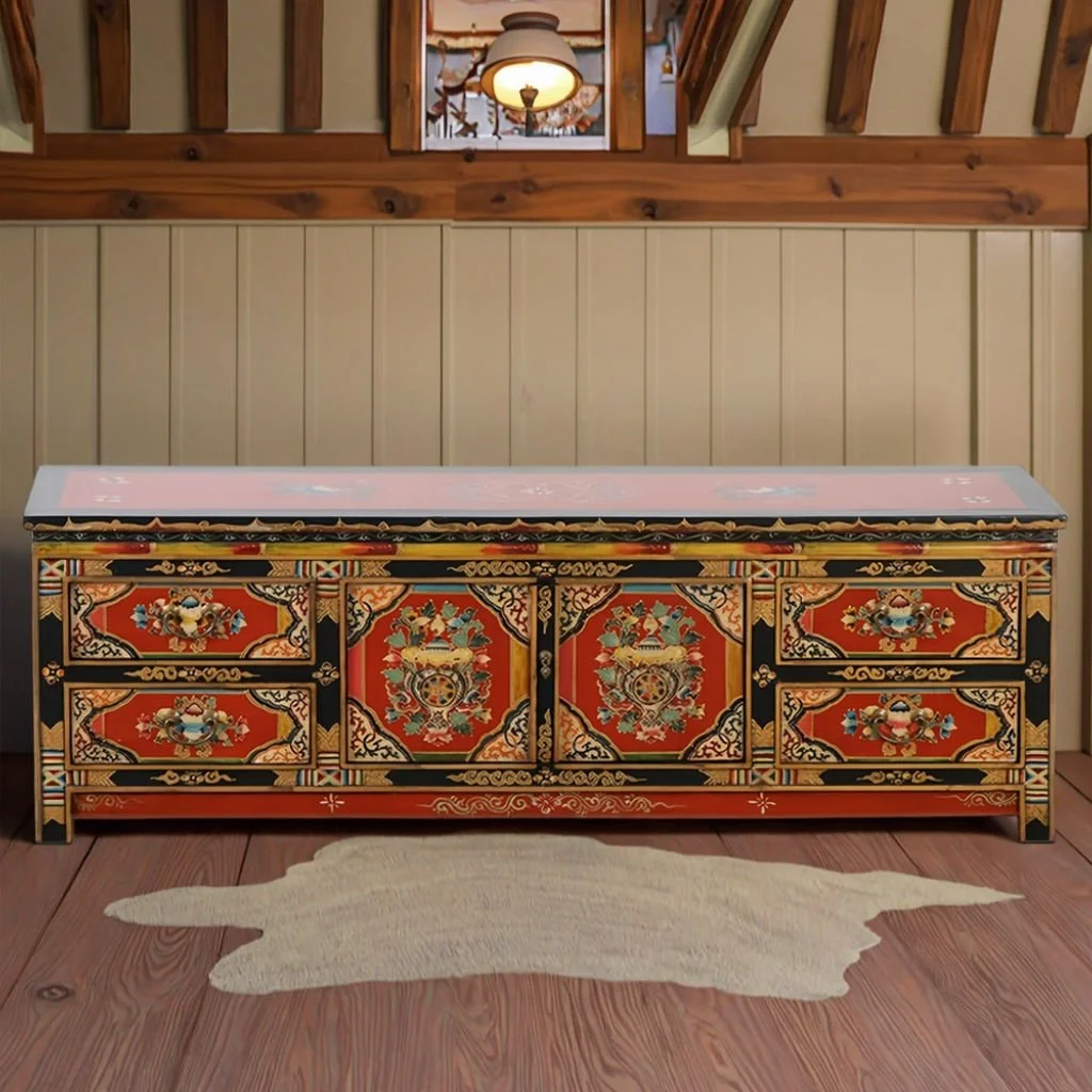 Himalayan Heritage Low Console Cabinet