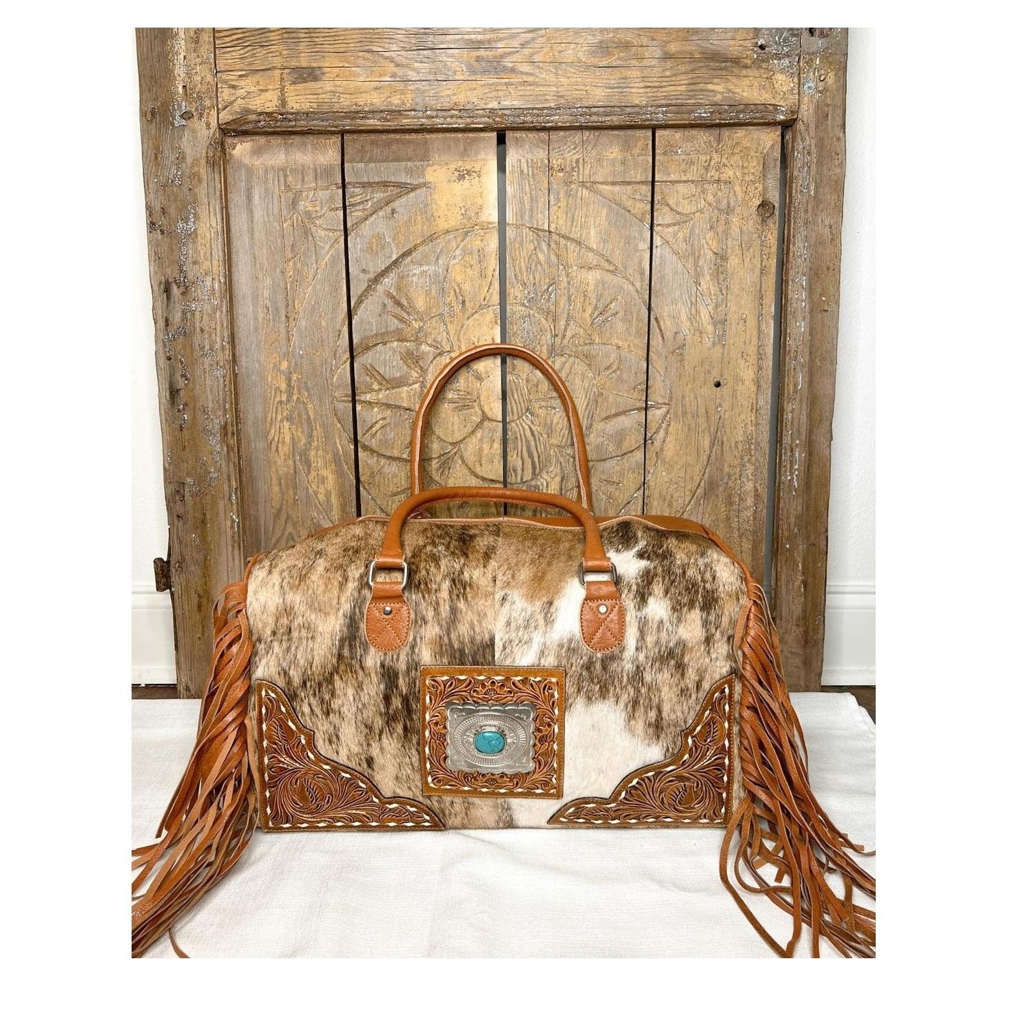 Handcrafted Luxury Leather Duffle - Timeless Travel Companion