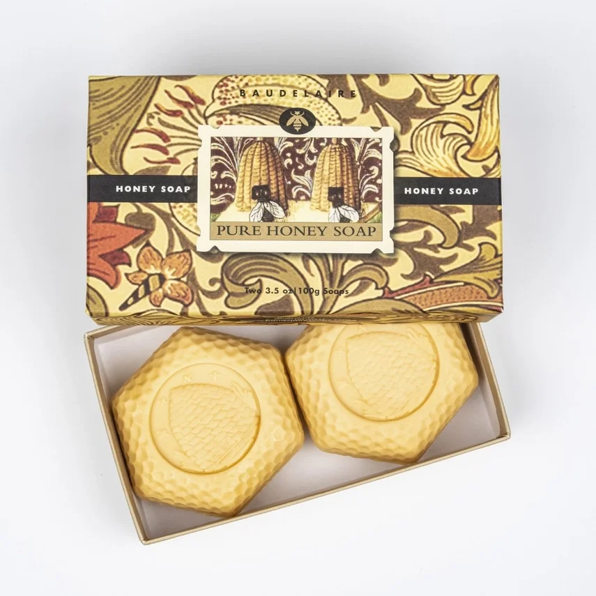 Pure Honey Soap (3.5oz - 2 Bar Gift Box)