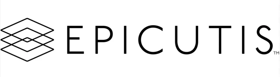 Epic 3D logo with three overlapping geometric shapes to the left and the word 'EPICUTIS' in black text.