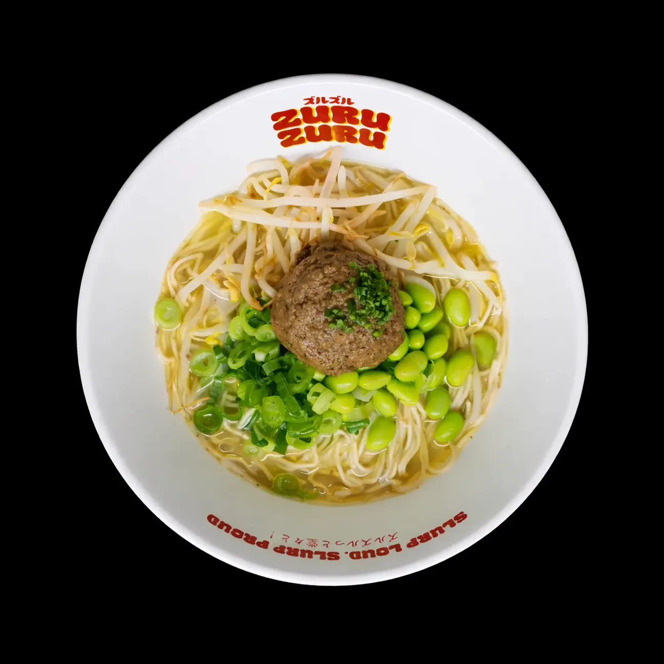 Kinoko Truffle, Broth : Japanese mushroom and   porcini soy milk broth   What’s inside : porcini truffle paste,   spring onion, edamame, beansprouts, chives