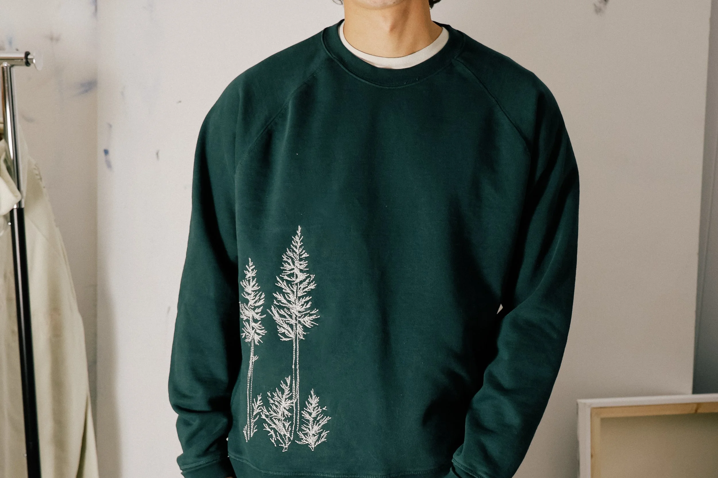 lodgepoles hand sewn embroidery