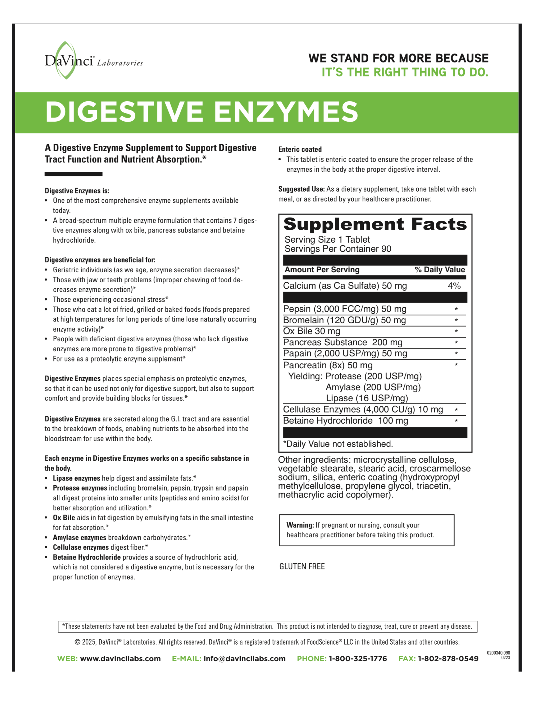 Digestive enzyme supplement supporting gut health and nutrient absorption at NBHC