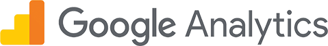 Google Analytics logo with a bar chart icon and the text 'Google Analytics'
