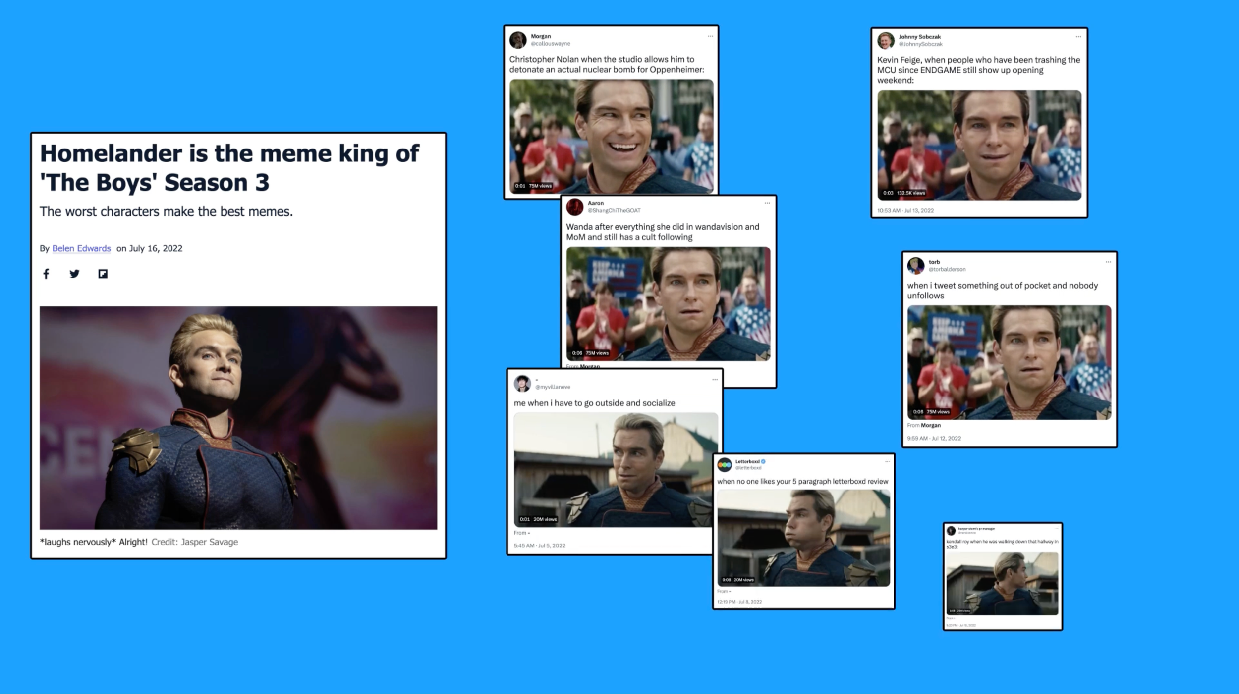The Boys meme – Angry vs Calm Homelander showed how the brand listened to fan commentary when a single Tweet led to our stacked IG meme to perfectly capture the fan’s sentiment – and created 10.4% Engagement vs 8% YTD.