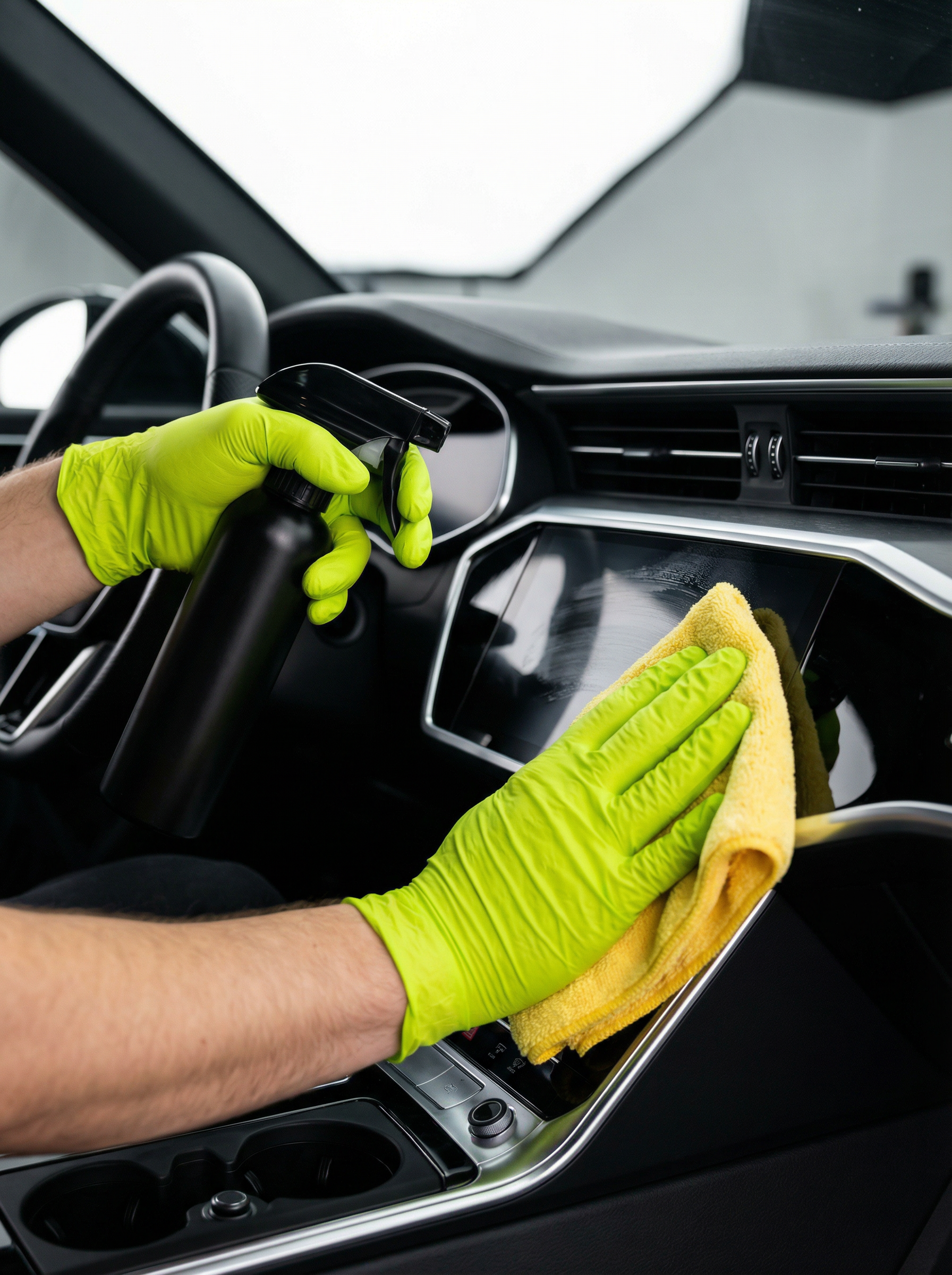 Auto detailing interior cleaning at Xtreme Car & Truck Accessories in Bridgeville, PA, serving Pittsburgh and the South Hills.