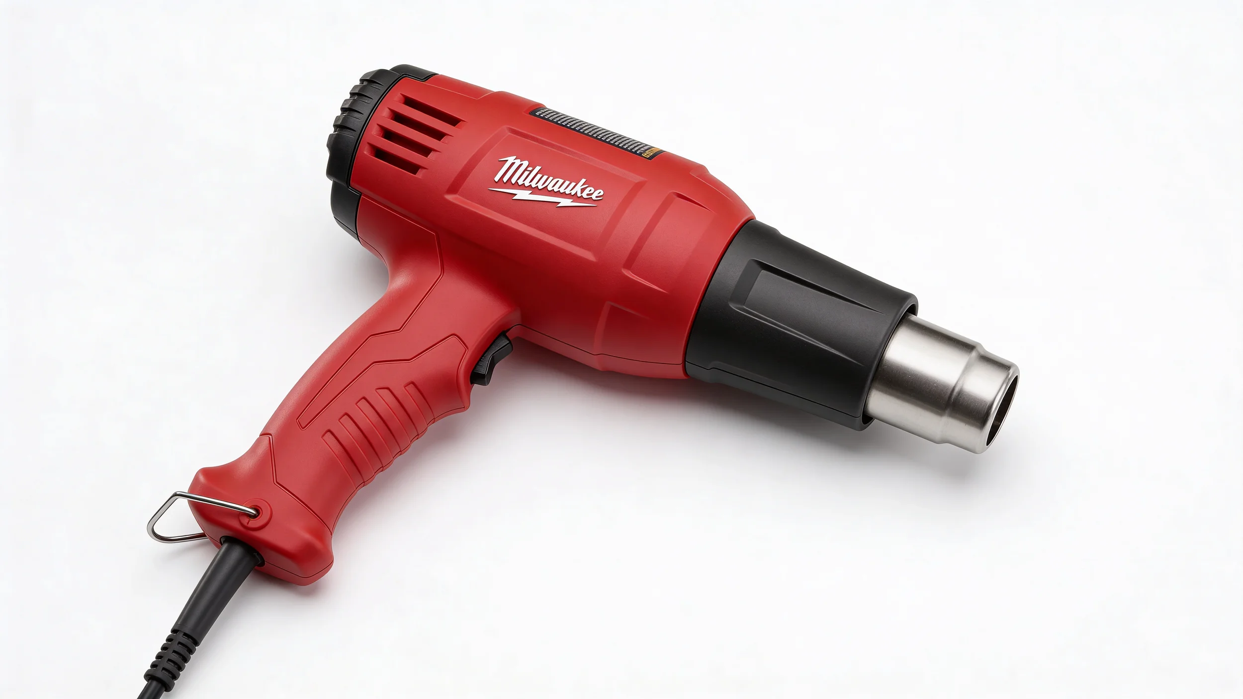 Milwaukee heat gun used for vinyl graphics and lettering installation at Xtreme Car & Truck Accessories in Bridgeville PA