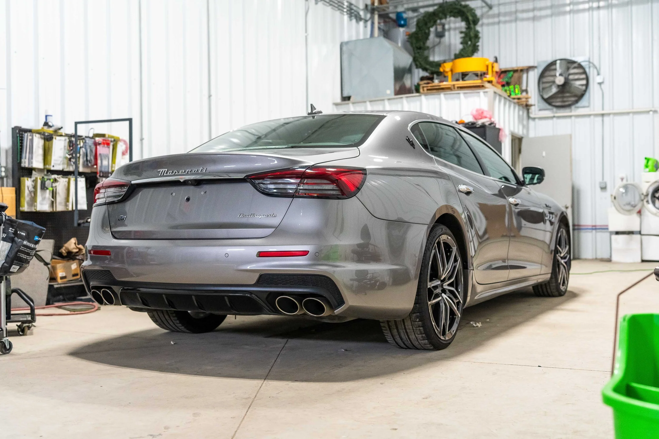 Multi-stage paint correction on a Maserati Ghibli Q4 by Xtreme Car & Truck Accessories in Bridgeville, PA