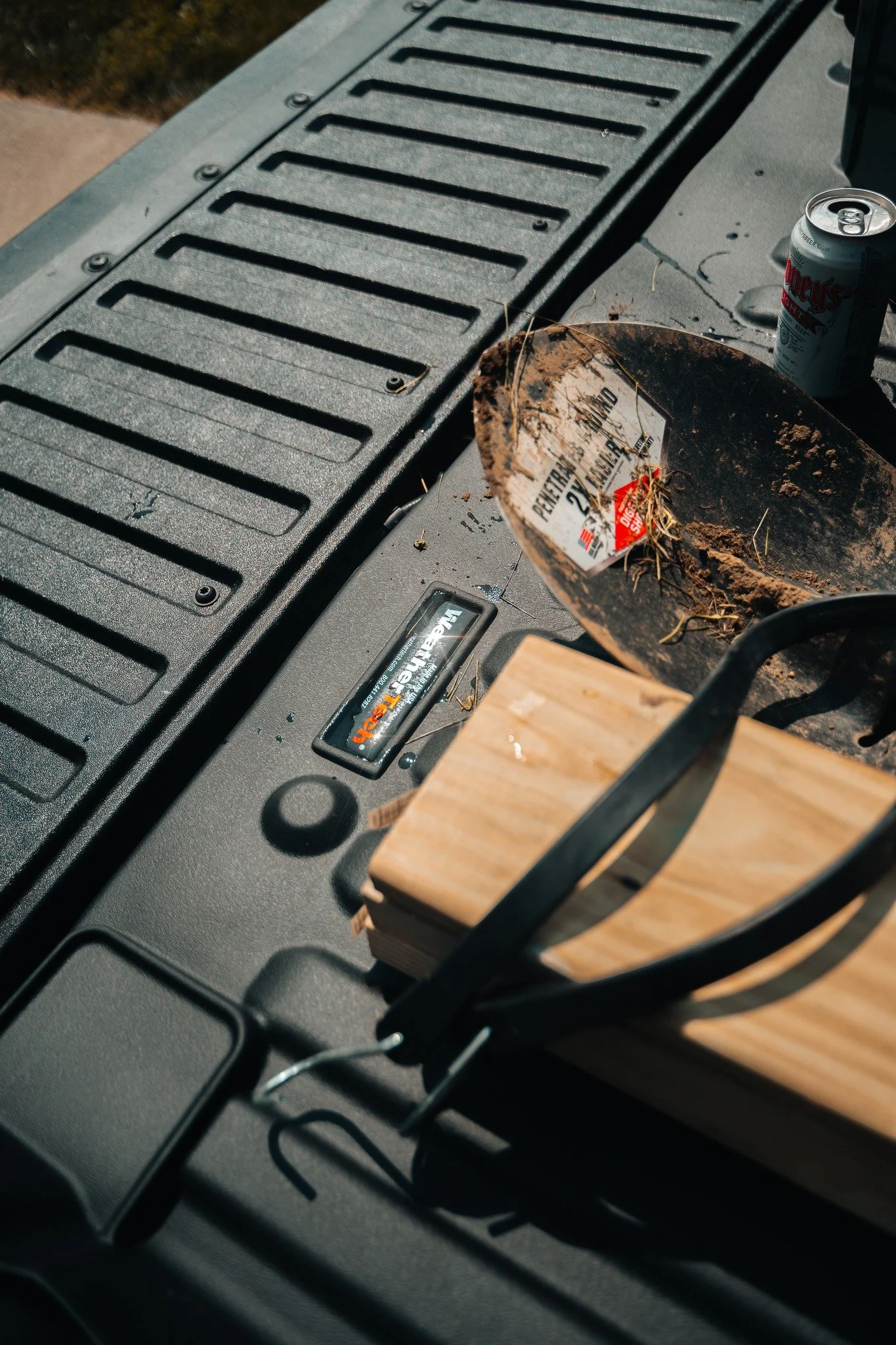 WeatherTech cargo liner protecting truck bed from dirt, tools, and gear — WeatherTech products available through Xtreme Car & Truck Accessories, Bridgeville, PA near Pittsburgh