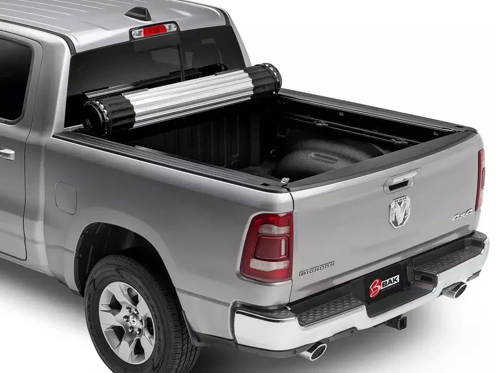 BAK Revolver roll-up tonneau truck bed cover on a Ram pickup, available at Xtreme Car & Truck Accessories in Bridgeville, PA