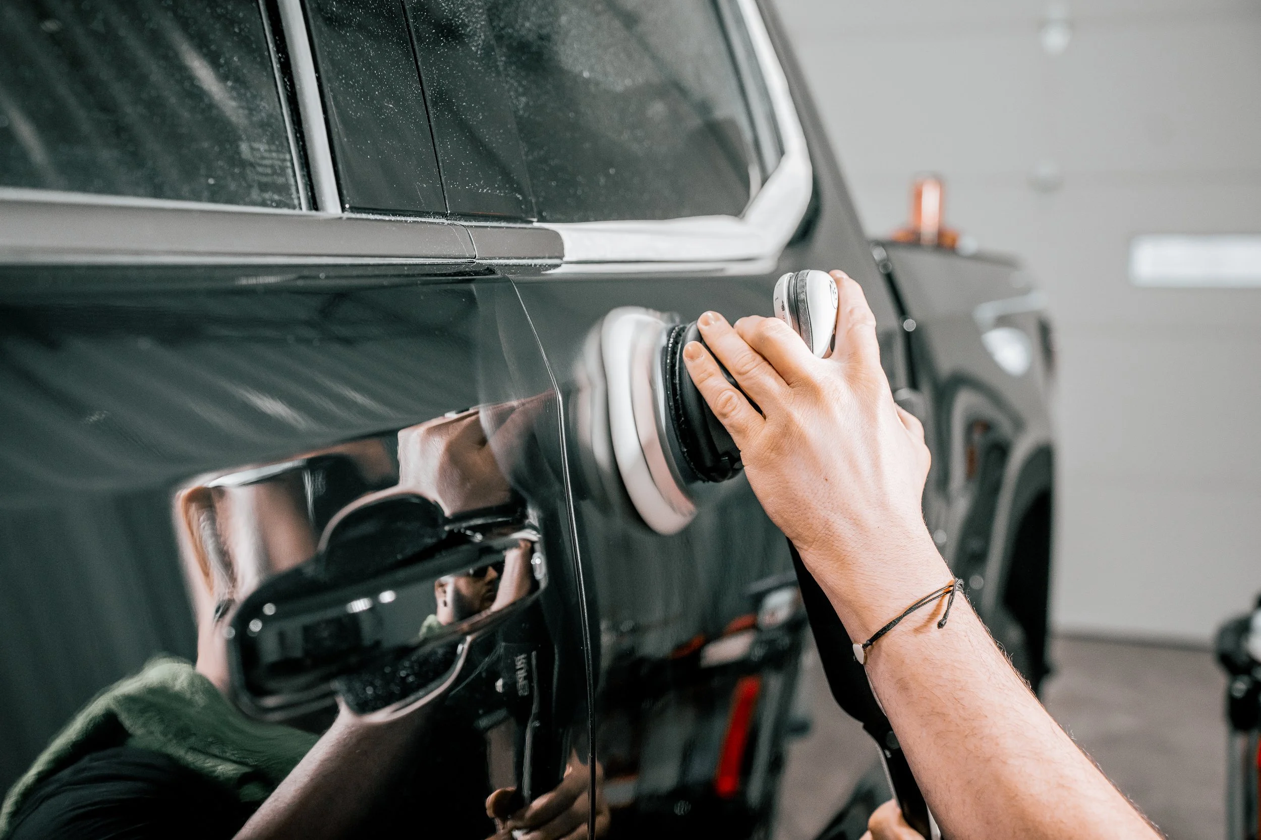 Paint correction machine polishing to remove swirl marks and restore gloss — Xtreme Car & Truck Accessories, Bridgeville, PA