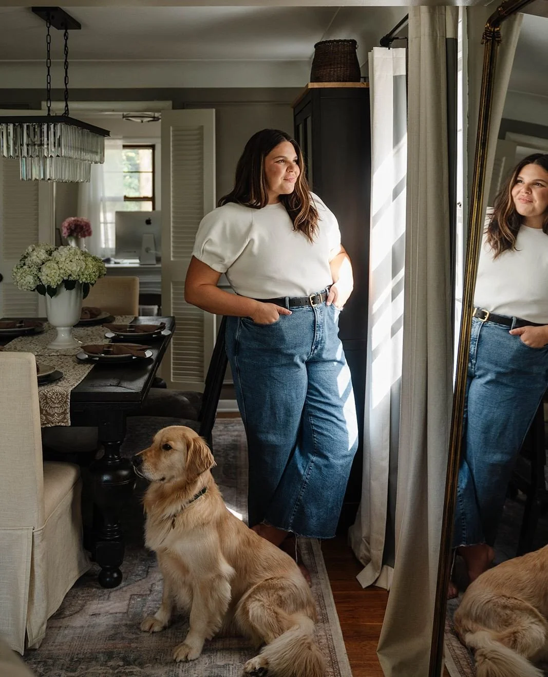 Meet our design assistant, Louise.⁠
⁠
Louise keeps things light, follows Mackenzie from room to room, and has a strong opinion on where the best sun hits.⁠
⁠
Proof that good design isn&rsquo;t just how a space looks, it&rsquo;s how it feels!