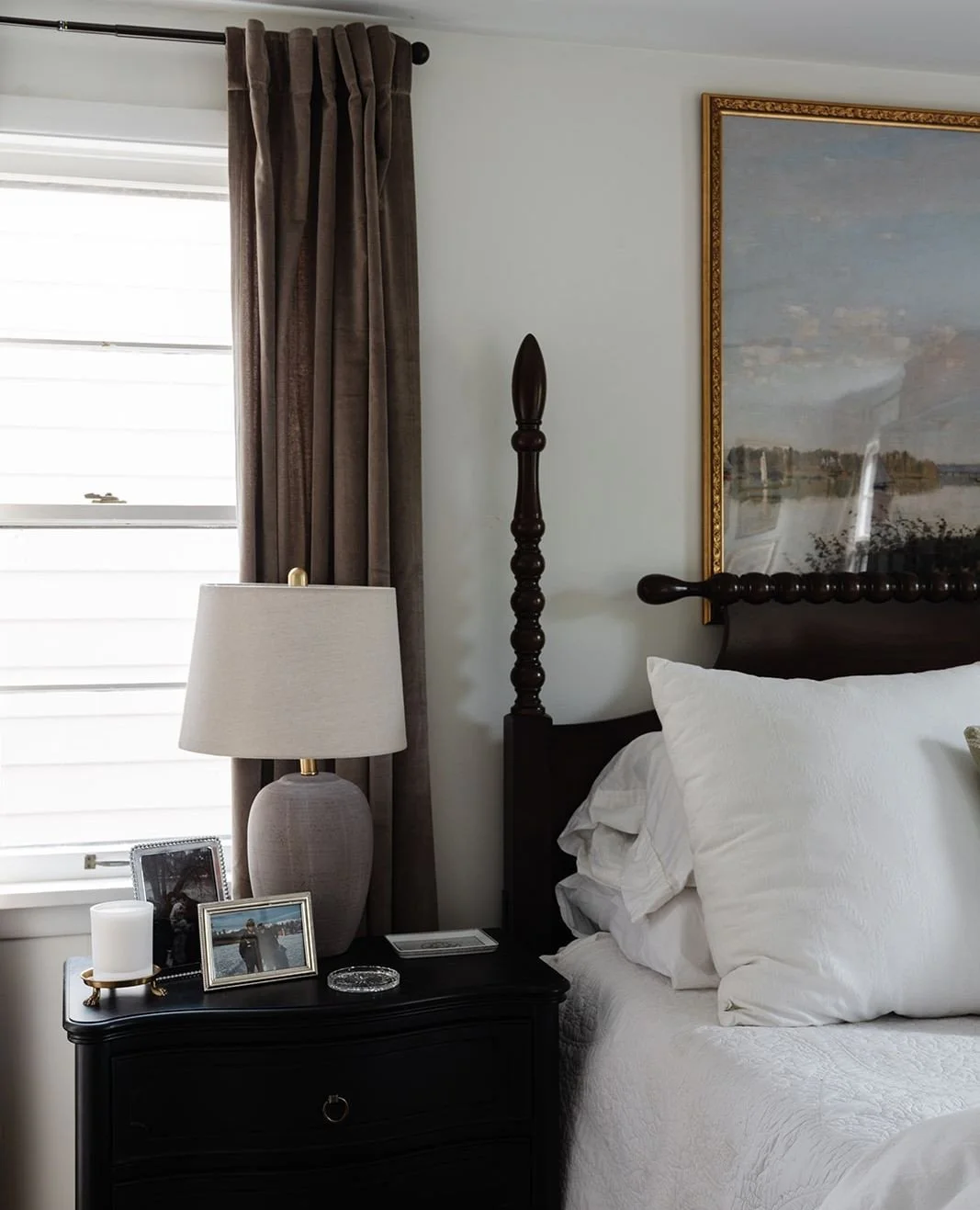 The quickest way to elevate a space, swap overhead lighting for something softer and more intentional.