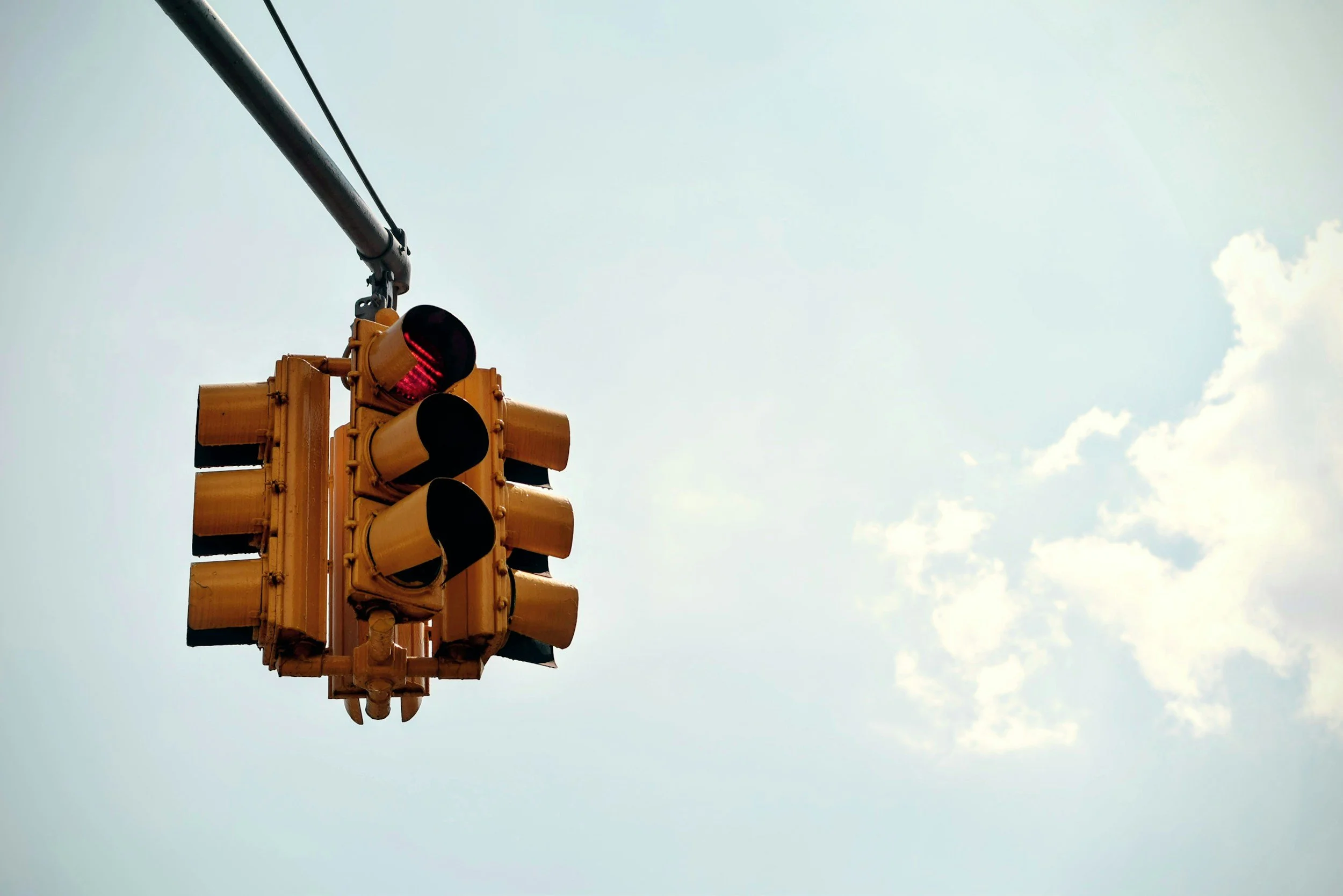 Grateful for a Red Light