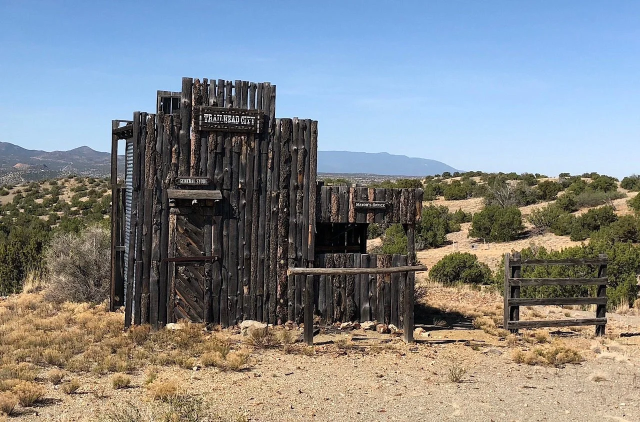 Turquoise Hills Riding Co. of Santa Fe's spectacular turn-around point with mountain views, our guides will take your photo here.  