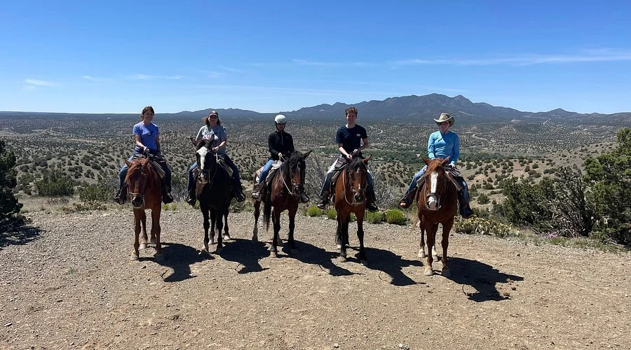 Turquoise Hills Riding Co. hilltop views. 