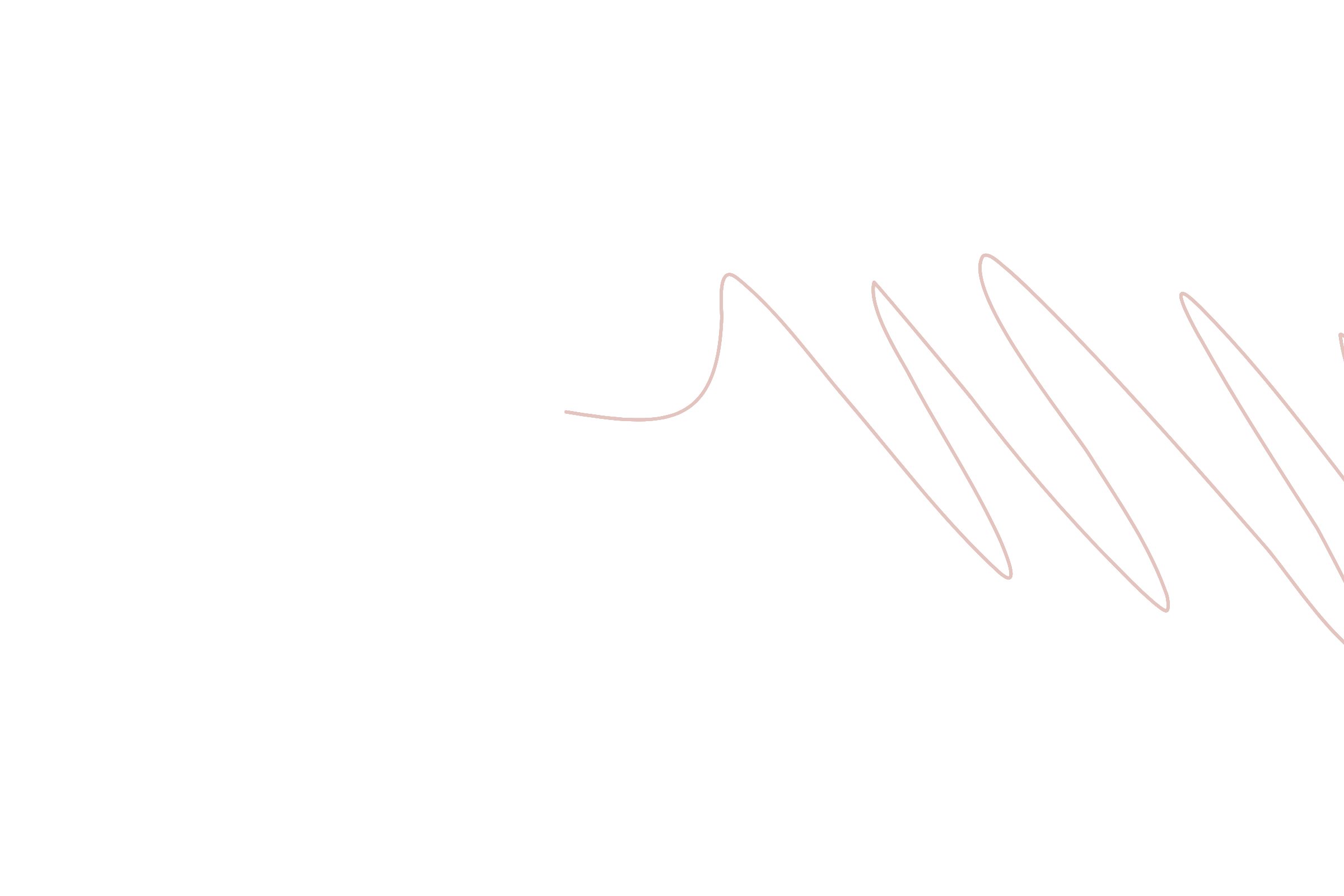 Black background with a pink neon light wave and line art of a woman's face silhouette in profile.